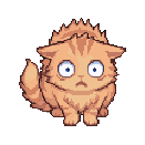 kitten scared of thunder